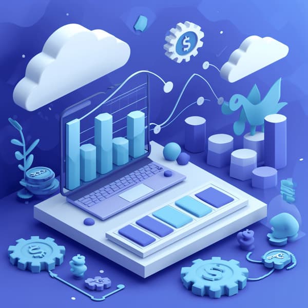 AI-generated promotional illustration for a report